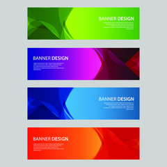 Vector Abstract design banner web template