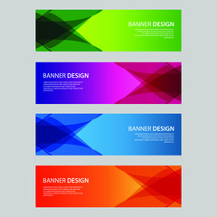 Vector Abstract design banner web template