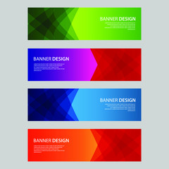 Vector Abstract design banner web template