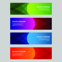 Vector Abstract design banner web template
