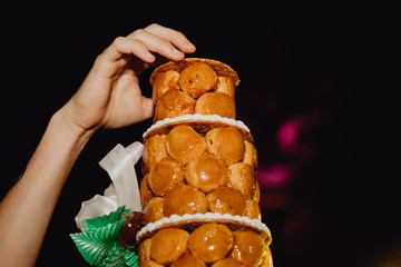 Pièce montée des mariés