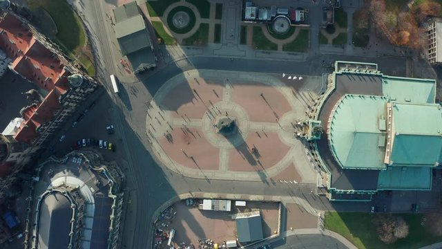 Dresden is a city in Germany, the administrative center of Saxony, on the river Elbe. It is one of the largest centers of industry, transport and culture in Germany. Drone view