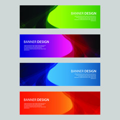 Vector Abstract design banner web template