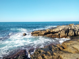 sea and rocks