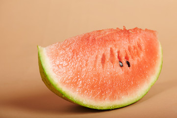 Slice of juicy watermelon