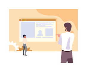 businessmen in meeting , planning and marketing research