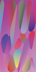 Colorful abstract paint background with triangles