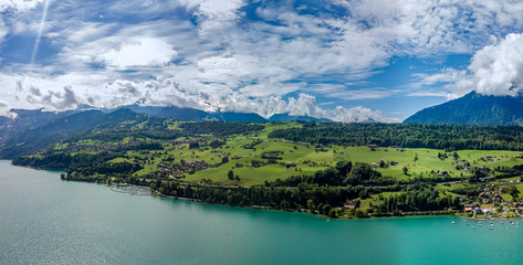 Obraz premium Faulensee Luftaufnahme