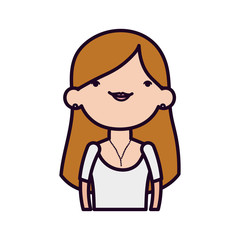 wedding bride woman elegant dress cartoon character portrait