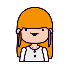 wedding bride woman elegant dress cartoon character portrait