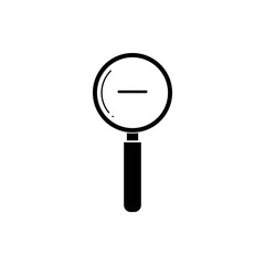 magnify search icon vector design template