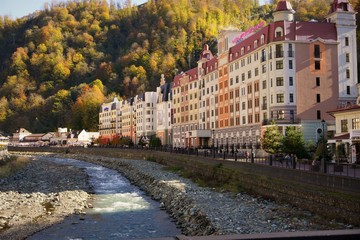 landscape, village, sky, houses, river, nature, architecture, building, travel, reflection, trip, Russia, summer, trees, park, beautiful, view