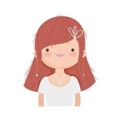 wedding bride woman elegant dress cartoon character portrait