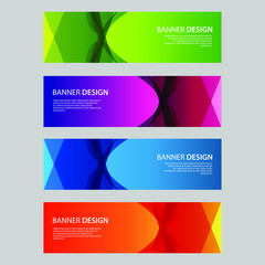 Vector Abstract design banner web template