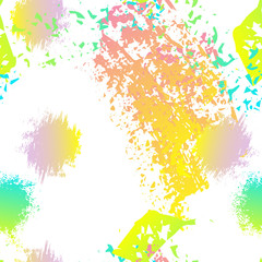 Obraz premium Grunge Dry Paint Surface. Watercolor Splatter 