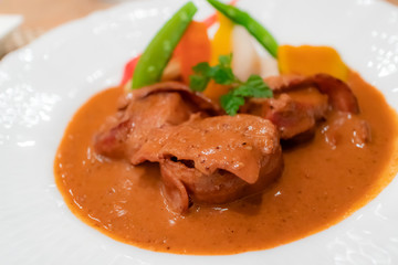 猪肉を使ったジビエ料理