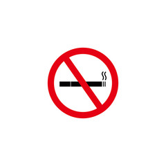 no smoking sign icon vector design symbol