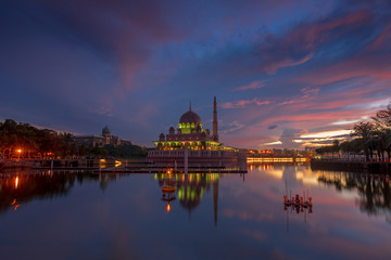 Putra Mosque, one of the most iconic mosque in Putrajaya