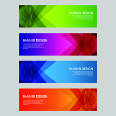 Vector Abstract design banner web template