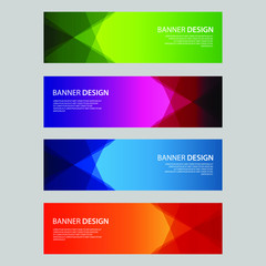 Vector Abstract design banner web template