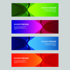 Vector Abstract design banner web template