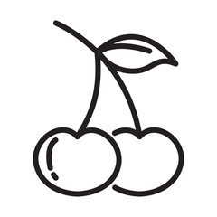 Cherry Icon Vector