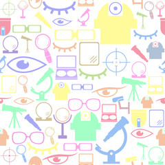 look seamless pattern background icon.