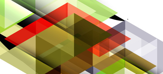 Abstract concept triangle graphic element. Technology background. Banner, poster template