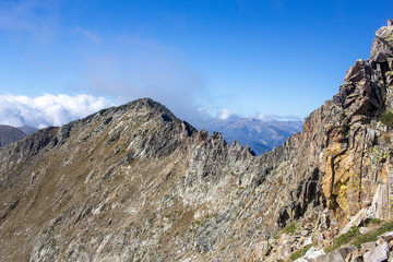Fototapeta premium Ridge of Quazemi de Dalt