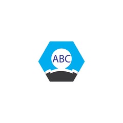 ABC letter logo vector design template