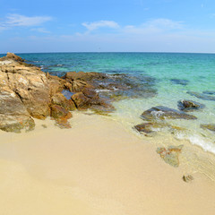 Tropical beach and sea in koh samed island Thailand