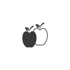 Apple logo vector illustration template