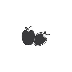 Apple logo vector illustration template