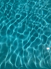 water in pool