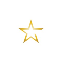 Obraz premium Star logo vector illustration template