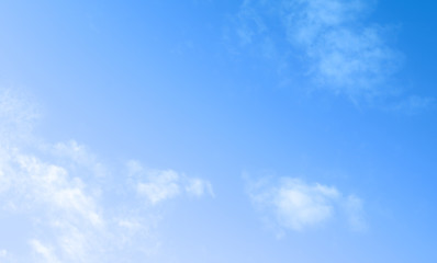 blue sky with beautiful natural white clouds