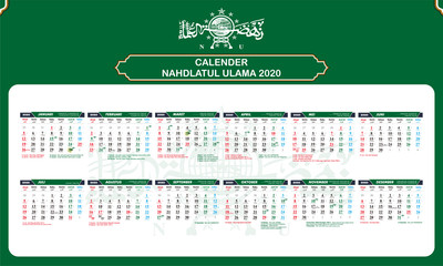 calendar 2020 NU Theme