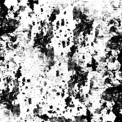 Splatter Black White Grunge Textured Background