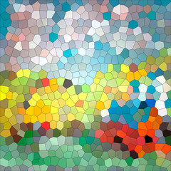 Abstract color Stained glass mosaic texture with space for text or photo