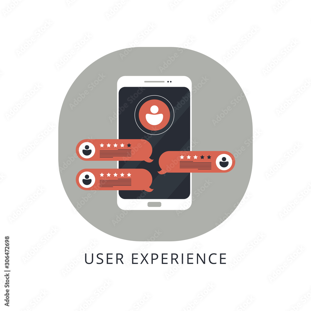 Poster customer reviews.review rating on mobile phone. review rating bubble speeches. review rating bubble 