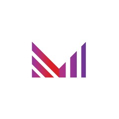 Letter M logo icon design template elements