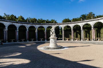 The grove of the Colonnade in the Palace of Versailles gardens