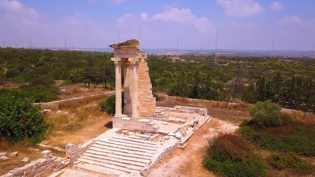 Apollo Hylates sanctuary aerial 4k