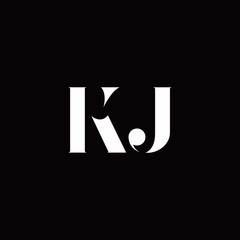 KJ Logo Letter Initial Logo Designs Template