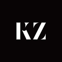 KZ Logo Letter Initial Logo Designs Template