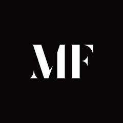 MF Logo Letter Initial Logo Designs Template