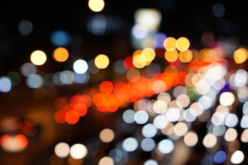 Fototapeta premium night light bokeh multi color background