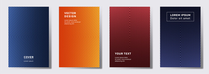 Geometric lines patterns with edges, angles.