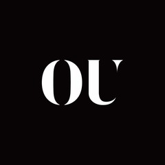 OU Logo Letter Initial Logo Designs Template