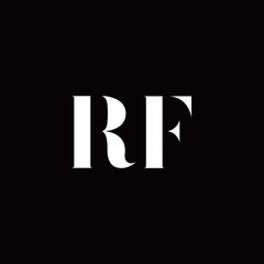 RF Logo Letter Initial Logo Designs Template